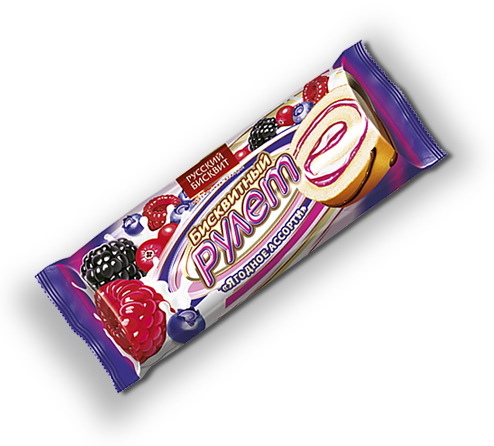 Рулет Ягодное ассорти 175г*14 РБ